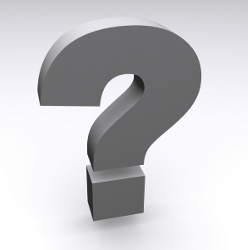 A question mark